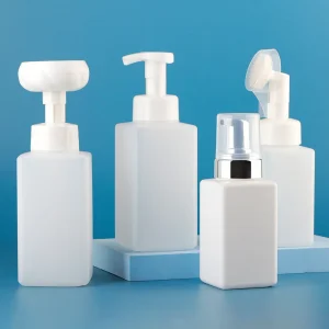 Hand Wash Bottle - white pump bottles