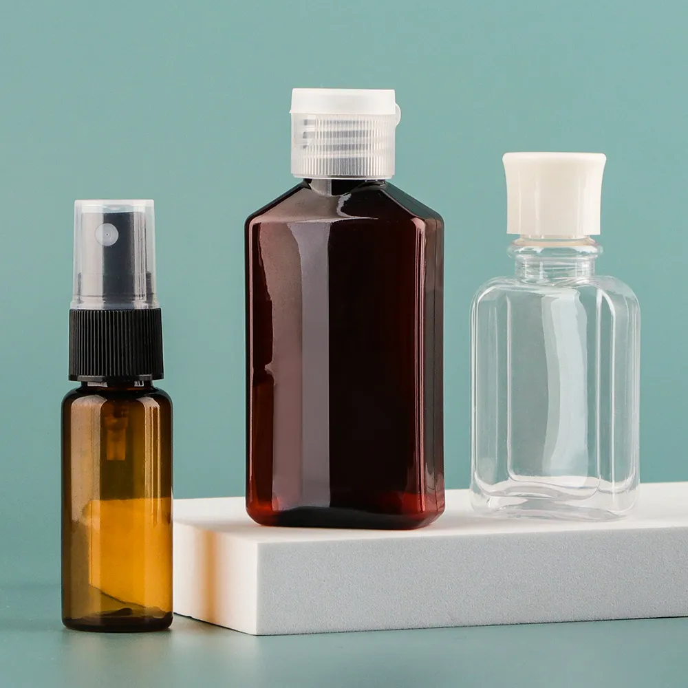 Small plastic bottles from 10ml