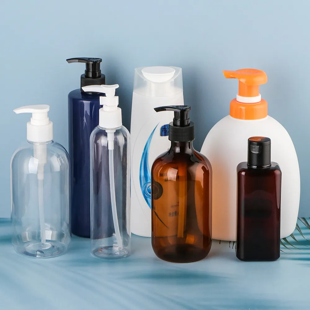 shampoo bottles