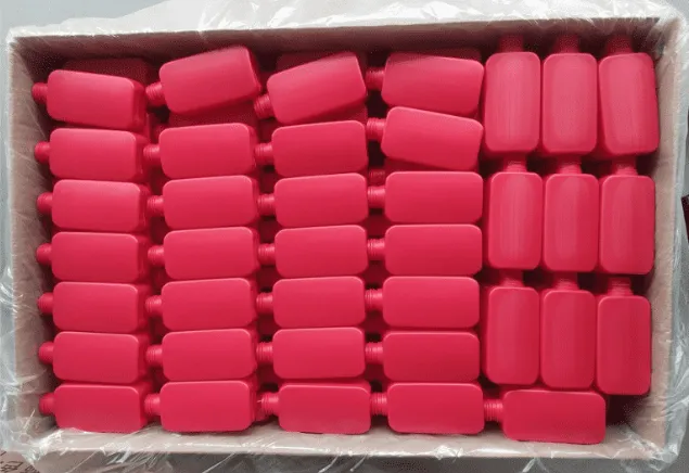 HDPE bottles for volume production
