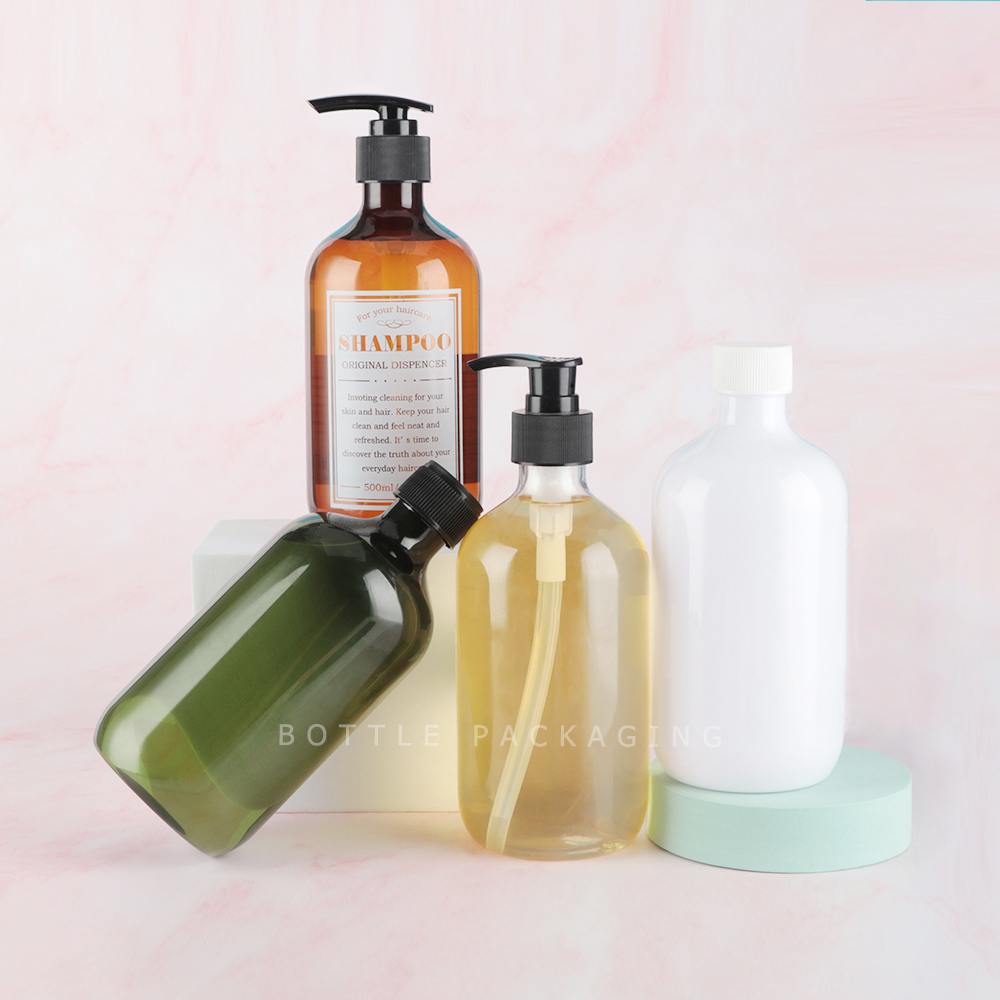 Shampoo bottle packaging options