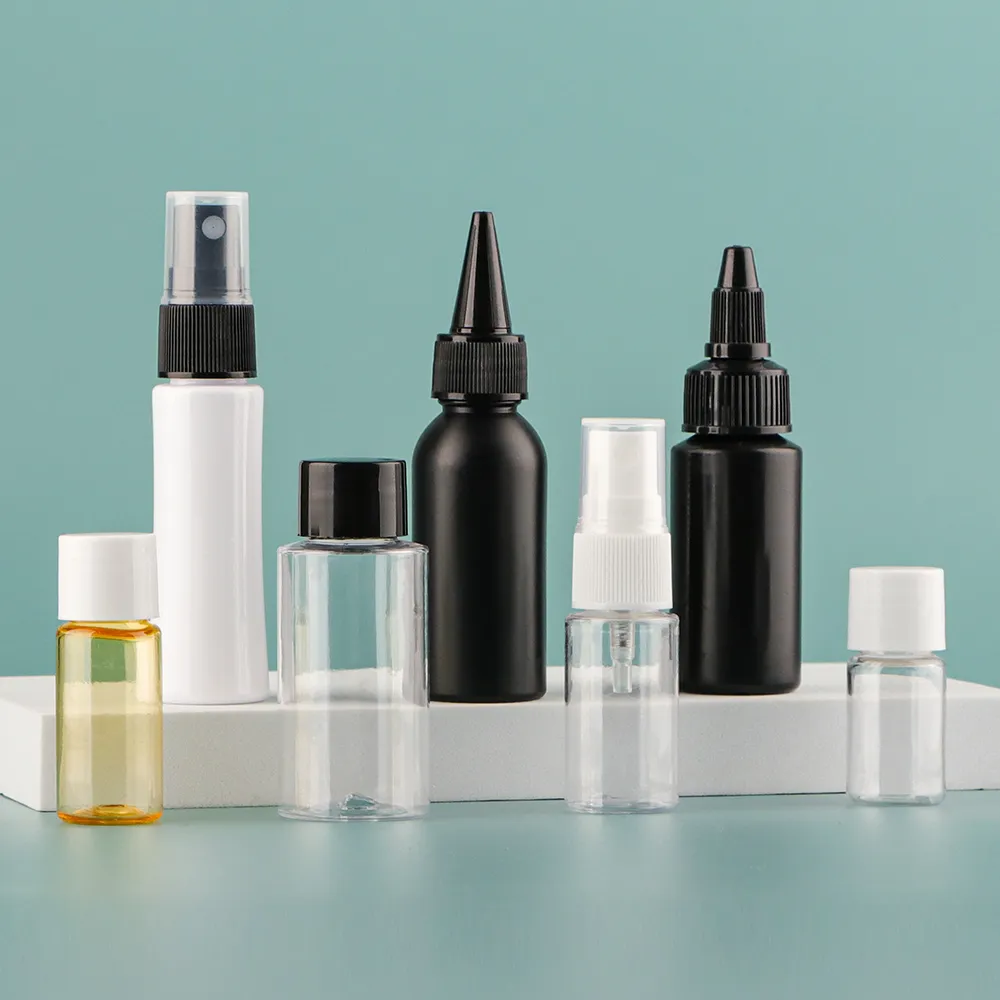 Small plastic bottles from 10ml