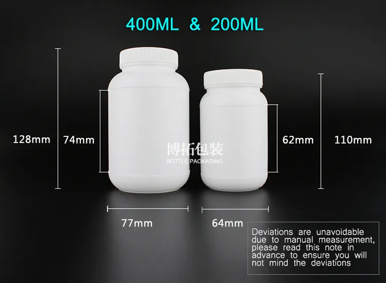 Plastic medicine bottle packaging
