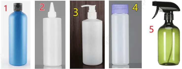 Plastic bottle shapes and their uses