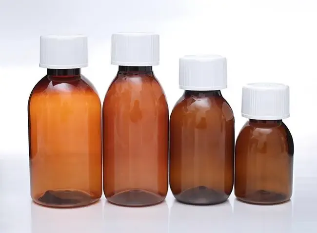 Plastic medicine bottle packaging