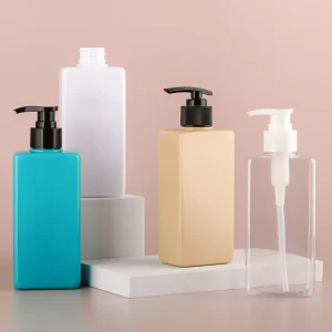 300ml Square Shampoo Bottle